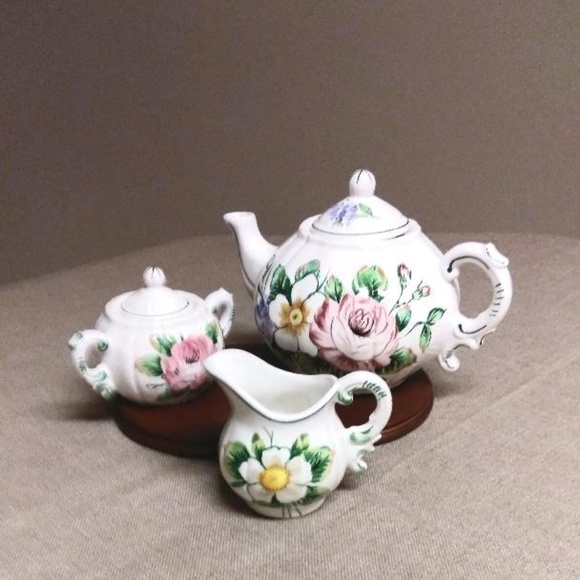 Vintage 3-Piece Teapot Set - Picture 1 of 3